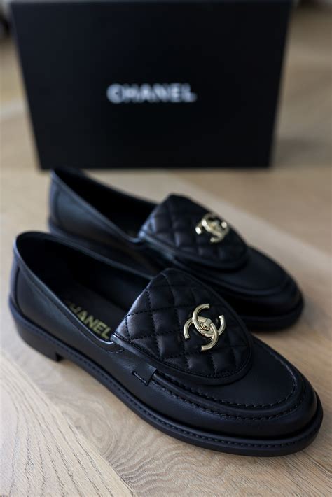 chanel turnlock loafers|chanel loafers price.